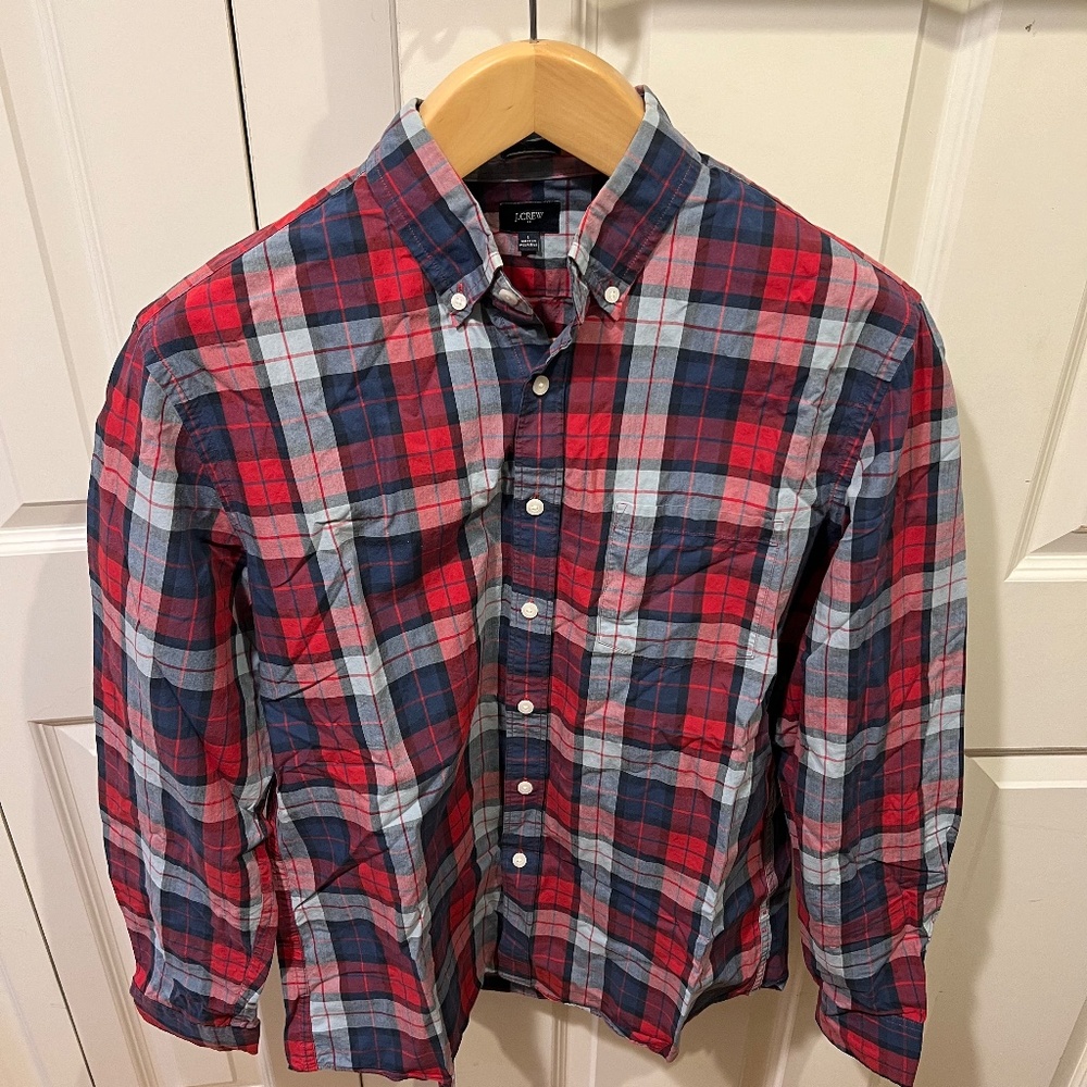 J.Crew Men's Shirt - Size Large